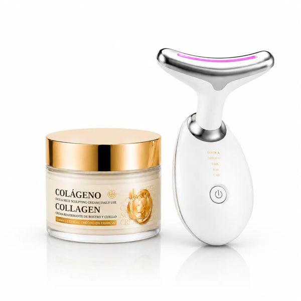 Masajeador facial +crema y regalos