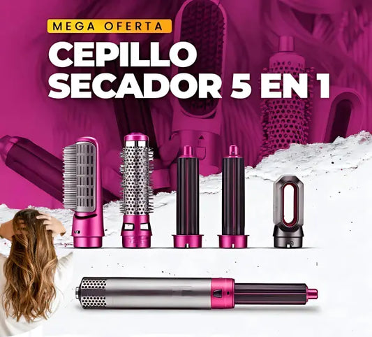 CEPILLO SECADOR MULTIFUNCIONAL 5 EN 1