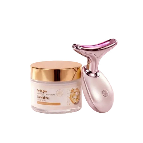Masajeador facial +crema y regalos