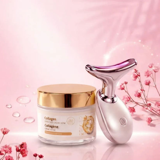 MASAJEADOR FACIAL+CREMA+REGALOS