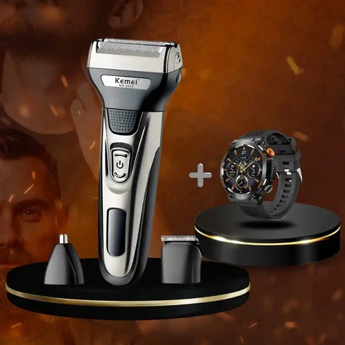 Kemei 1429 + un reloj de regalo +